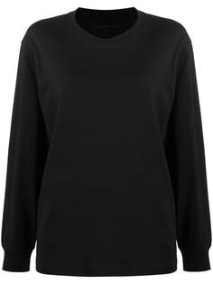 T By Alexander Wang толстовка с круглым вырезом и логотипом