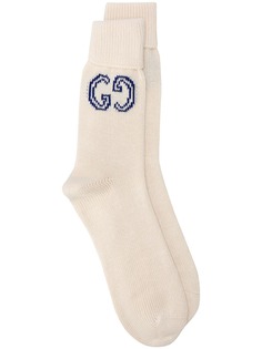 Gucci трикотажные носки с логотипом GG