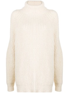 Isabel Marant Étoile джемпер фактурной вязки с высоким воротником