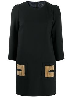 Elisabetta Franchi платье-трапеция с цепочкой