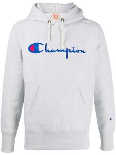 Champion худи с вышитым логотипом