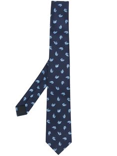 LANVIN галстук с логотипом