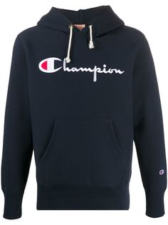 Champion худи с вышитым логотипом