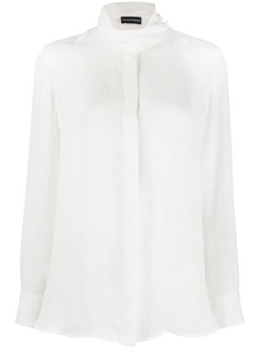 Emporio Armani прозрачная рубашка с длинными рукавами