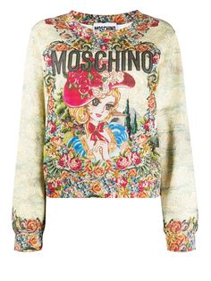 Moschino толстовка с логотипом