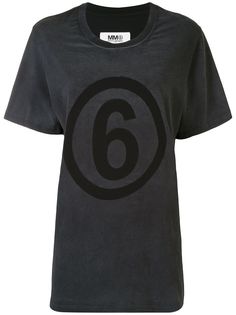 MM6 Maison Margiela футболка с принтом