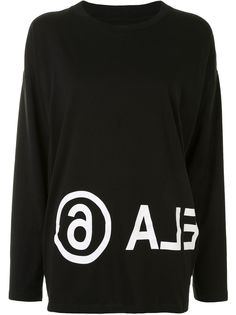 MM6 Maison Margiela топ с длинными рукавами