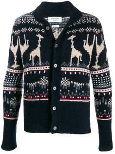 Thom Browne кардиган с орнаментом