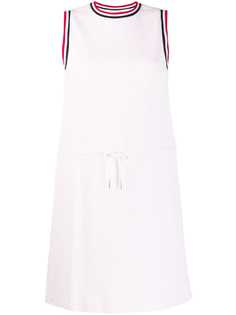Thom Browne трикотажное платье в рубчик