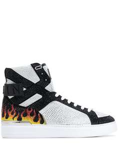 Philipp Plein высокие кеды Money Beast