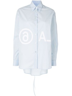 MM6 Maison Margiela рубашка с логотипом