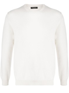 Ermenegildo Zegna кашемировый джемпер с круглым вырезом