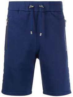 Balmain шорты с тисненым логотипом