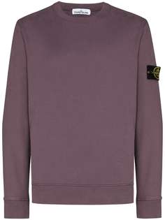 Stone Island толстовка с нашивкой-логотипом