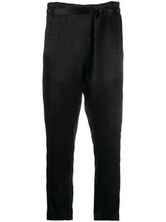 Ann Demeulemeester укороченные брюки с поясом