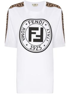 Fendi футболка Fendirama с логотипом