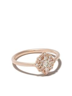 Astley Clarke большое кольцо Interstellar из розового золота с бриллиантами