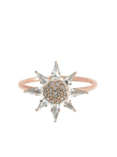 BONDEYE JEWELRY кольцо Clio из белого золота с бриллиантами