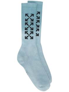 Off-White носки с логотипом Arrows