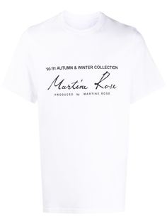 Martine Rose футболка с архивным принтом