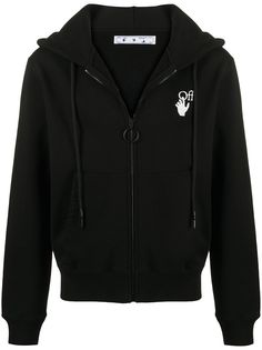 Off-White худи Pascal Arrow на молнии
