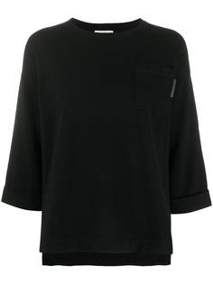 Brunello Cucinelli джемпер с нагрудным карманом и круглым вырезом