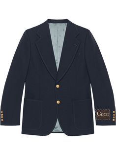 Gucci однобортный пиджак
