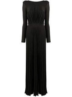 Elisabetta Franchi плиссированное платье с открытой спиной