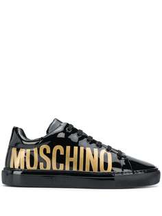 Moschino кроссовки с логотипом