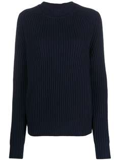 Jil Sander кашемировый джемпер в рубчик