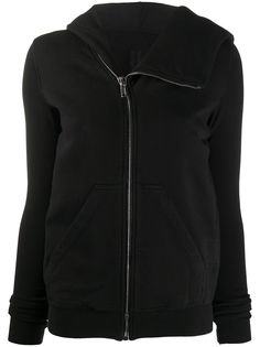 Rick Owens DRKSHDW худи на молнии с асимметричным воротником