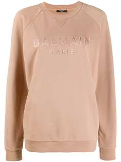 Balmain толстовка с вышитым логотипом