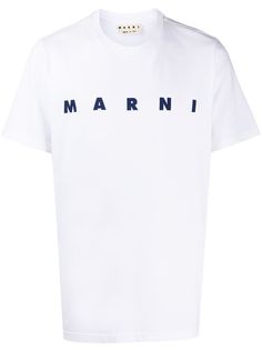 Marni футболка с логотипом