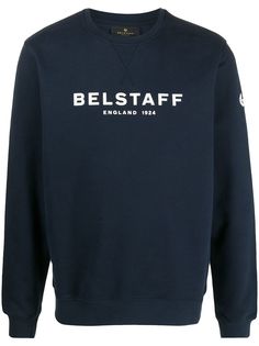 Belstaff толстовка с круглым вырезом и логотипом