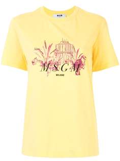 MSGM футболка с логотипом