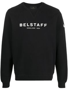 Belstaff толстовка с круглым вырезом и логотипом