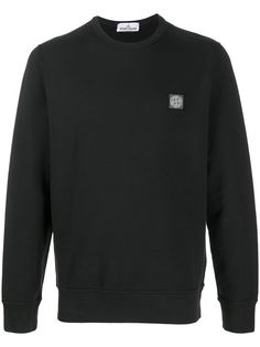 Stone Island толстовка с нашивкой-логотипом