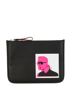 Karl Lagerfeld косметичка с логотипом