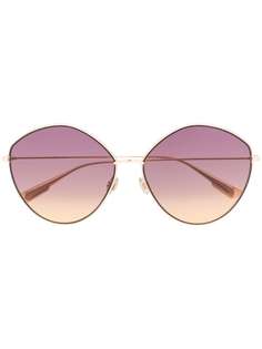 Dior Eyewear солнцезащитные очки в массивной круглой оправе