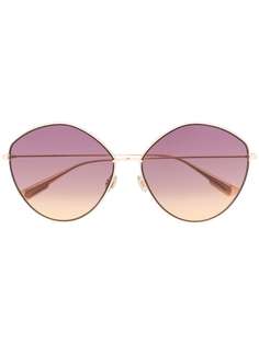 Dior Eyewear солнцезащитные очки в массивной круглой оправе