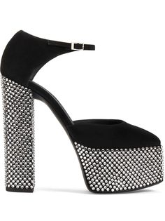 Giuseppe Zanotti босоножки на платформе с кристаллами