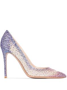 Gianvito Rossi туфли-лодочки Rania 115 с кристаллами