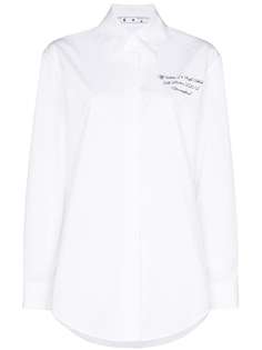 Off-White рубашка на пуговицах