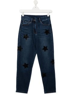 Monnalisa джинсы с нашивками