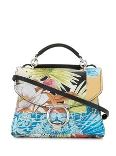 Salvatore Ferragamo сумка Margot с цветочным принтом
