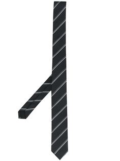 Saint Laurent галстук в диагональную полоску