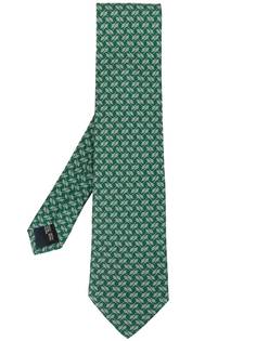 Salvatore Ferragamo галстук с заостренным концом