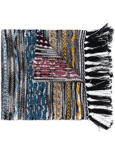 Missoni кашемировый шарф с бахромой