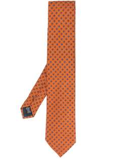 Ermenegildo Zegna галстук с геометричным принтом