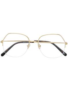 Stella McCartney Eyewear солнцезащитные очки в полуоправе